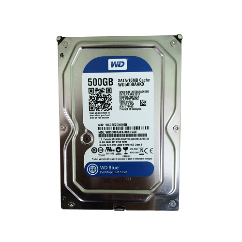 HDD Western Blue 500GB, 7200rpm, 16MB Cache (WD500AAKX)