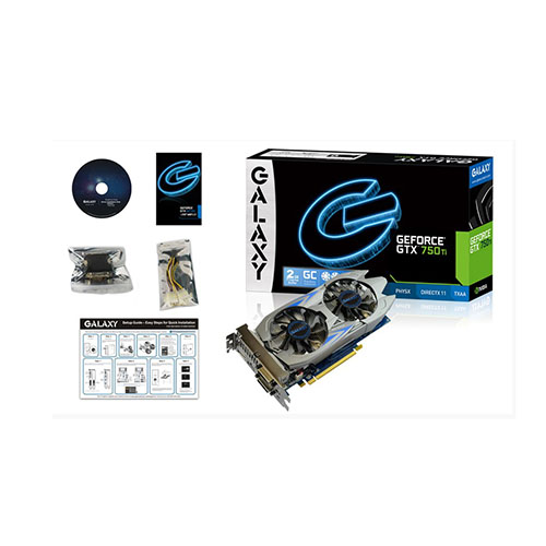 Card Màn hình VGA GALAXY GeForce GTX 750 Ti GC 2GB GDDR5